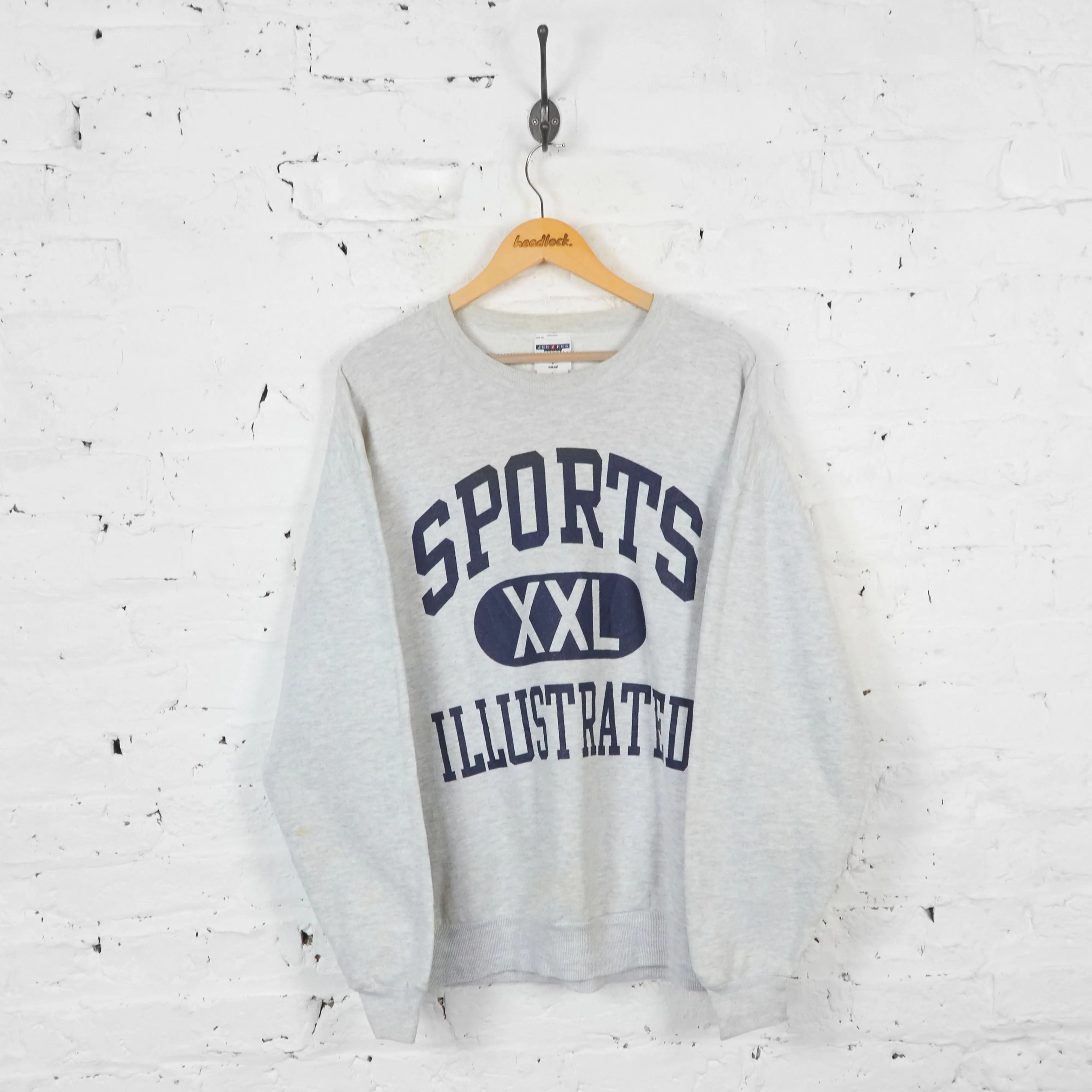 Vintage Sports Illustrated Sweatshirt - Grey - XL