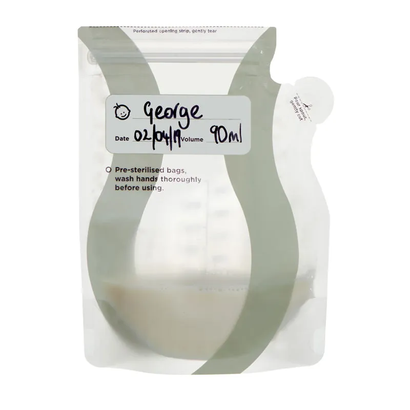 Vital Baby NURTURE Easy Pour Breast Milk Storage Bag 30Pk