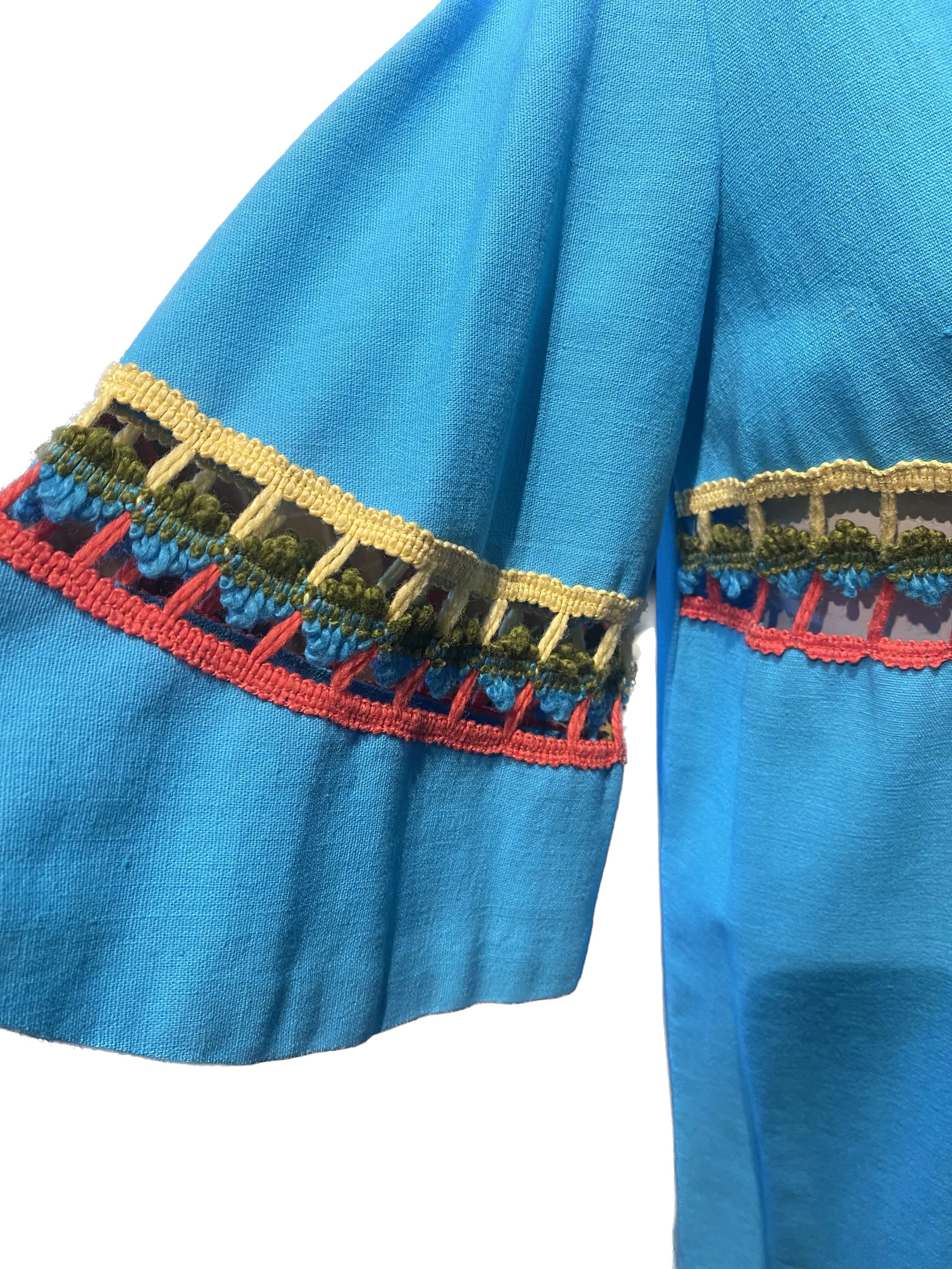 Vtg 70s Cool Dress w/Cutouts