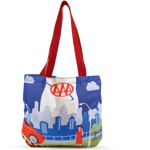 Wide Bottom Gusset Vibrant Color - Cotton Tote