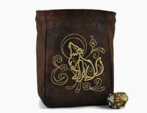 Wolf Dice Bag