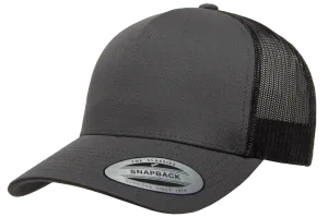 YP CLASSICS® 5-Panel Retro Trucker Cap Charcoal