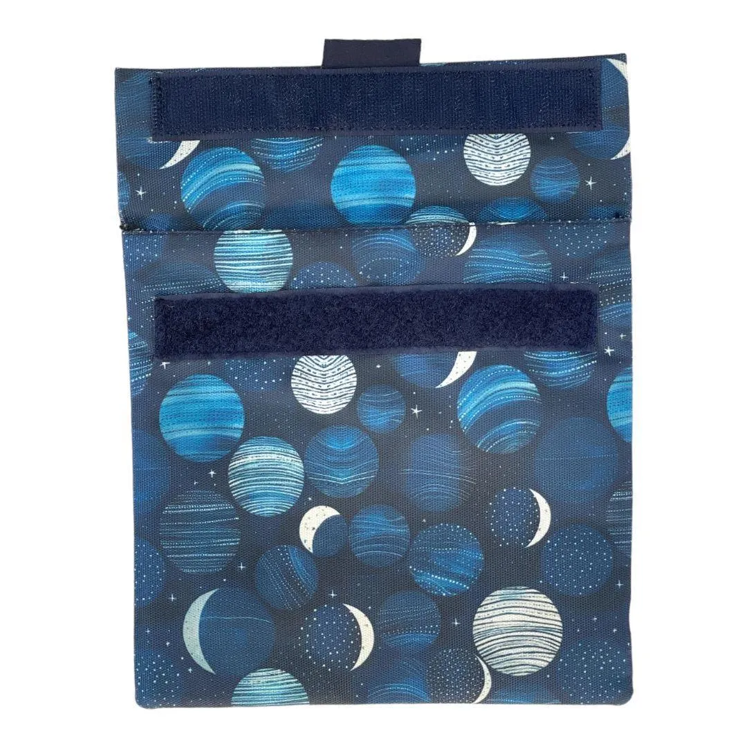 Yumbox Reusable Sandwich Bag - Set of 2 - Navy & Lunar Phases