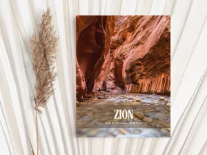 Zion Retro Wall Art, Utah, USA