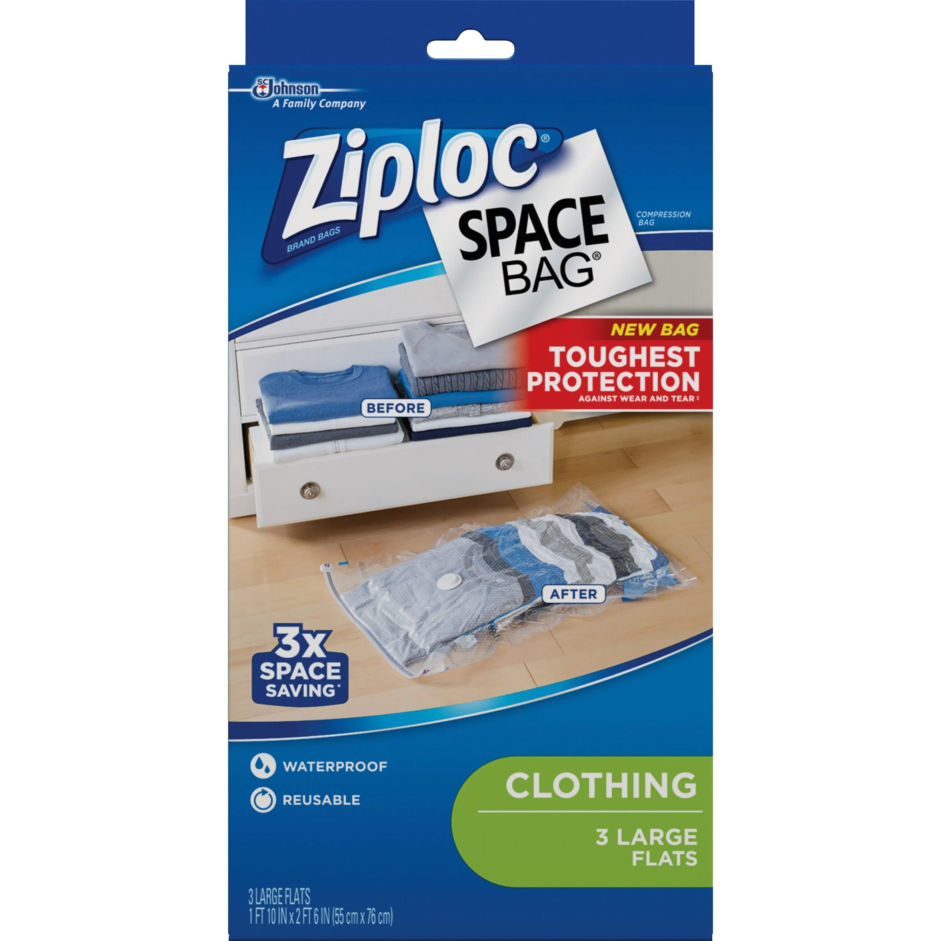 Ziploc® Clothing Space Bag